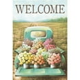 thumbnail image 1 of Magnolia Garden Flags  13 x 18 in. Welcome Flower Truck Polyester Garden Flag, 1 of 1