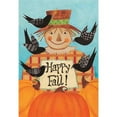 thumbnail image 1 of Magnolia Garden Flags 7137 30 x 44 in. Happy Fall Scarecrow Polyester Garden Flag, Large, 1 of 1