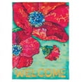 thumbnail image 1 of Magnolia Garden Flags M080022 13 x 18 in. Welcome Red Poppy Polyester Garden Flag, 1 of 1