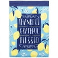 thumbnail image 1 of Magnolia Gardens  13 x 18 in. Thankful Grateful Bless Garden Flag, 1 of 1