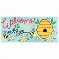 thumbnail image 1 of Magnolia Gardens DMI-2096 9.75 x 21.875 in. Welcome to Our Bee Hive Insert Doormat, 1 of 1