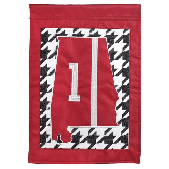 Magnolia Gardens M001256 29 x 42 in. Alabama No.1 Double Applique Garden Flag - Large