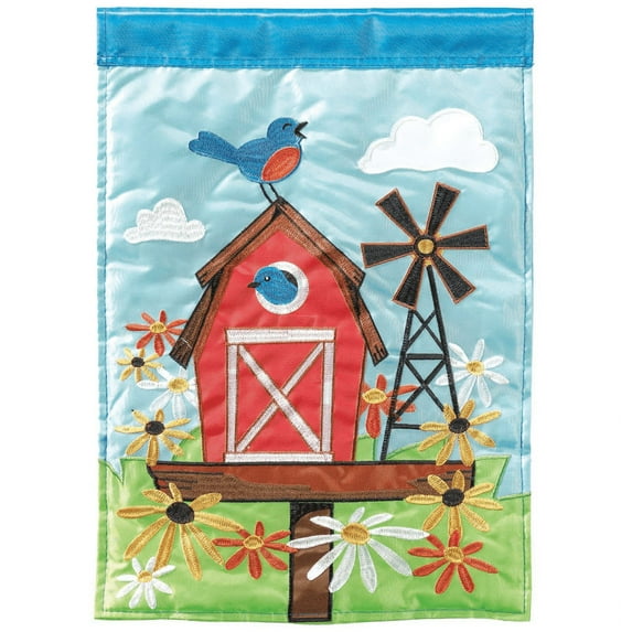 Magnolia Gardens M001528 29 x 42 in. Bard Birdhouse Polyester Flag - Large