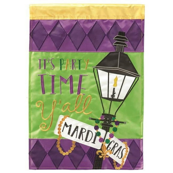 Magnolia Gardens M001590 Its Party Time Y All Lamp Post Garden Flag