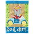 thumbnail image 1 of Magnolia Gardens M001592 Boil Dat Burlap Garden Flag - Large, 1 of 3