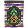thumbnail image 1 of Magnolia Gardens M001599 Pineapple Fleur De Lis Plus Garden Flag - Large, 1 of 1