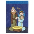 thumbnail image 1 of Magnolia Gardens M011425 13 x 18 in. Holy Family Burlap Double Applique Garden Flag, 1 of 2