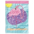 thumbnail image 1 of Magnolia Gardens M011538 13 x 18 in. Flamingo Polyester Printed Garden Flag, 1 of 1