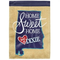 Magnolia Gardens M011550 13 x 18 in. Heart of Dixie Garden Flag Burlap