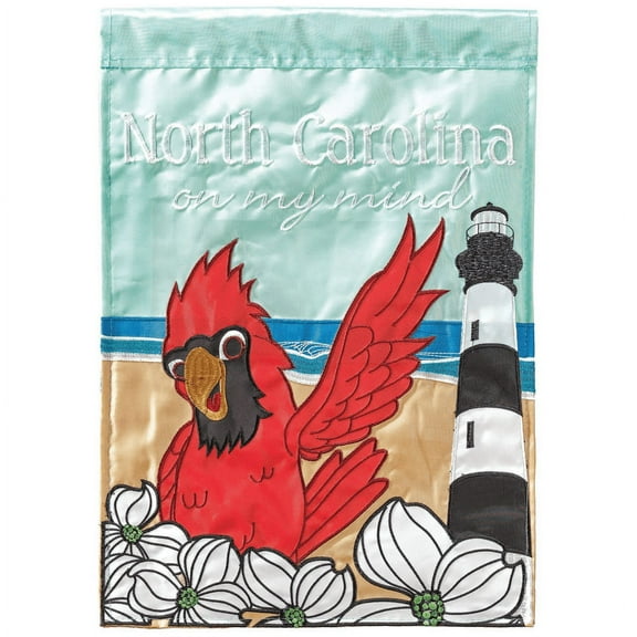 Magnolia Gardens M011554 13 x 18 in. North Carolina On My Mind Garden Flag