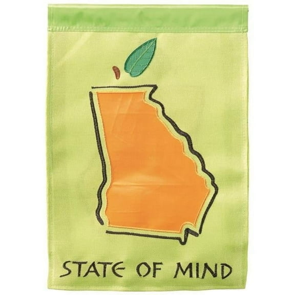 Magnolia Gardens M011583 13 x 18 in. Georgia State of Mind Garden Flag