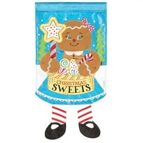 Magnolia Gardens M011626 30 x 44 in. Gingerbread Girl Garden Flag