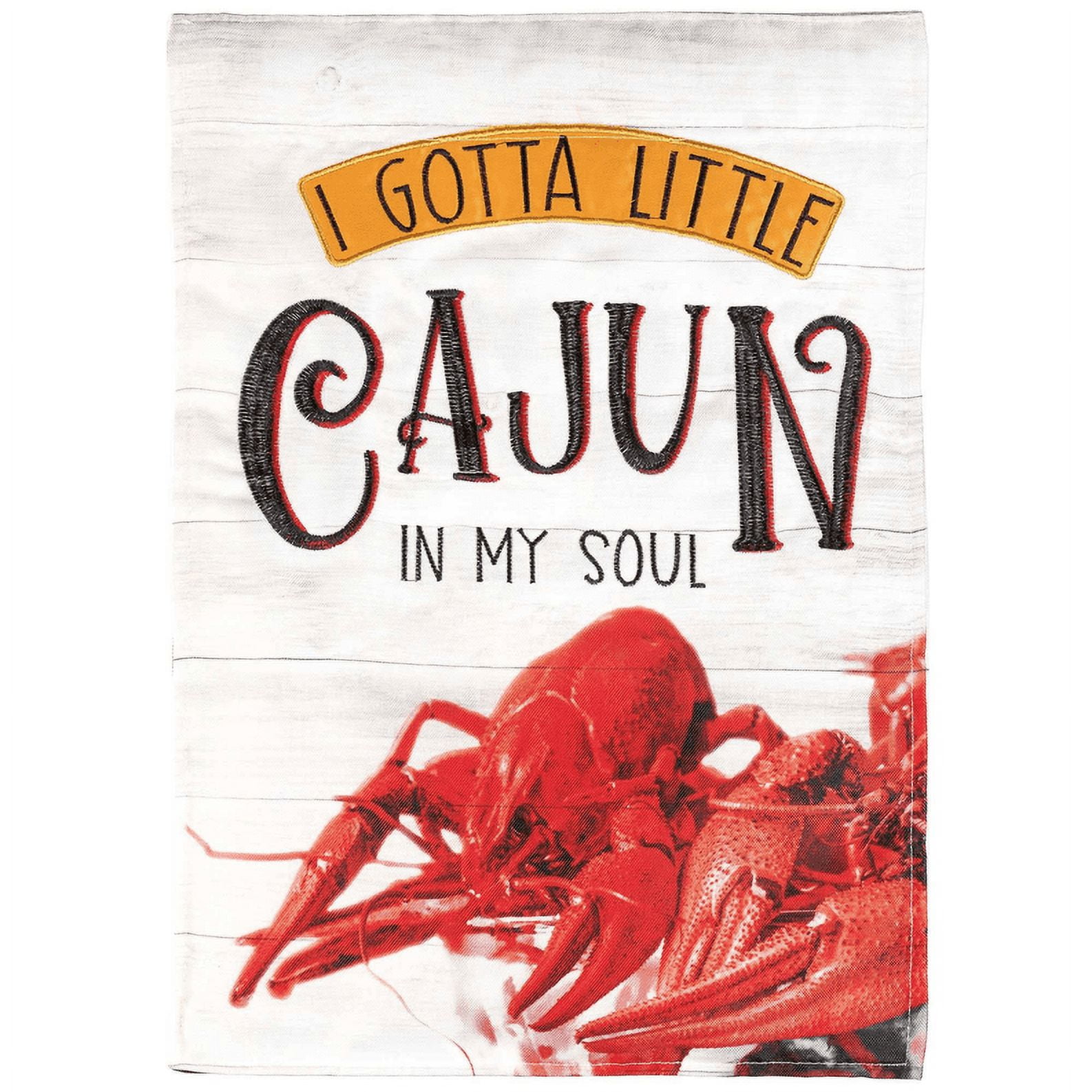 Cajun Soul Multicolor Nylon Outdoor Garden Flag