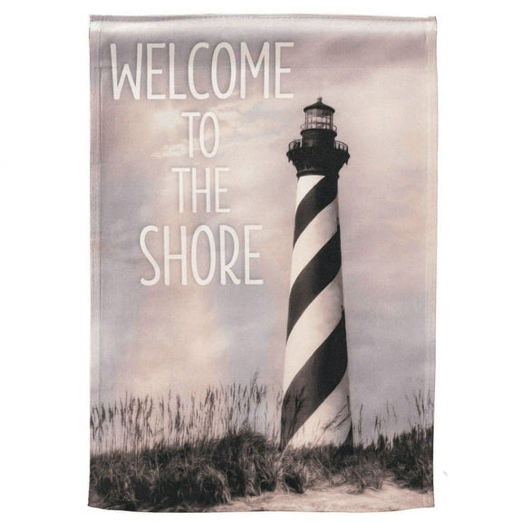 Magnolia Gardens M070149 30 x 44 in. Cape Hatters Lighthouse Printed Garden Flag - Large