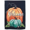 thumbnail image 1 of Magnolia Gardens M080169 13 x 18 in. Pumpkin & Talloberry Garden Flag, 1 of 2