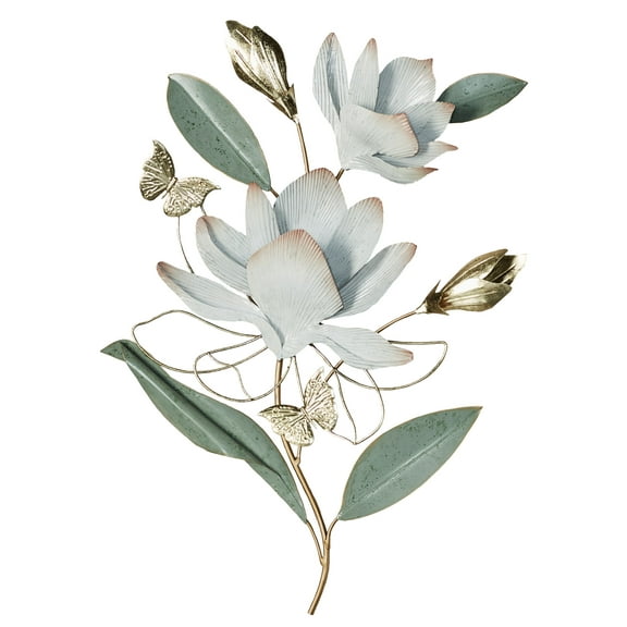 Magnolia Grace Wall Art Antique White 18’ x 2.5” x 28”