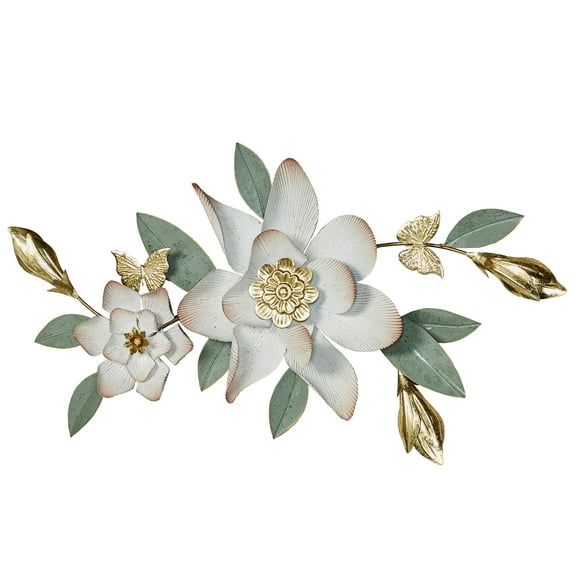 Magnolia Grace Wall Topper Antique White 34 x 3.5x 20