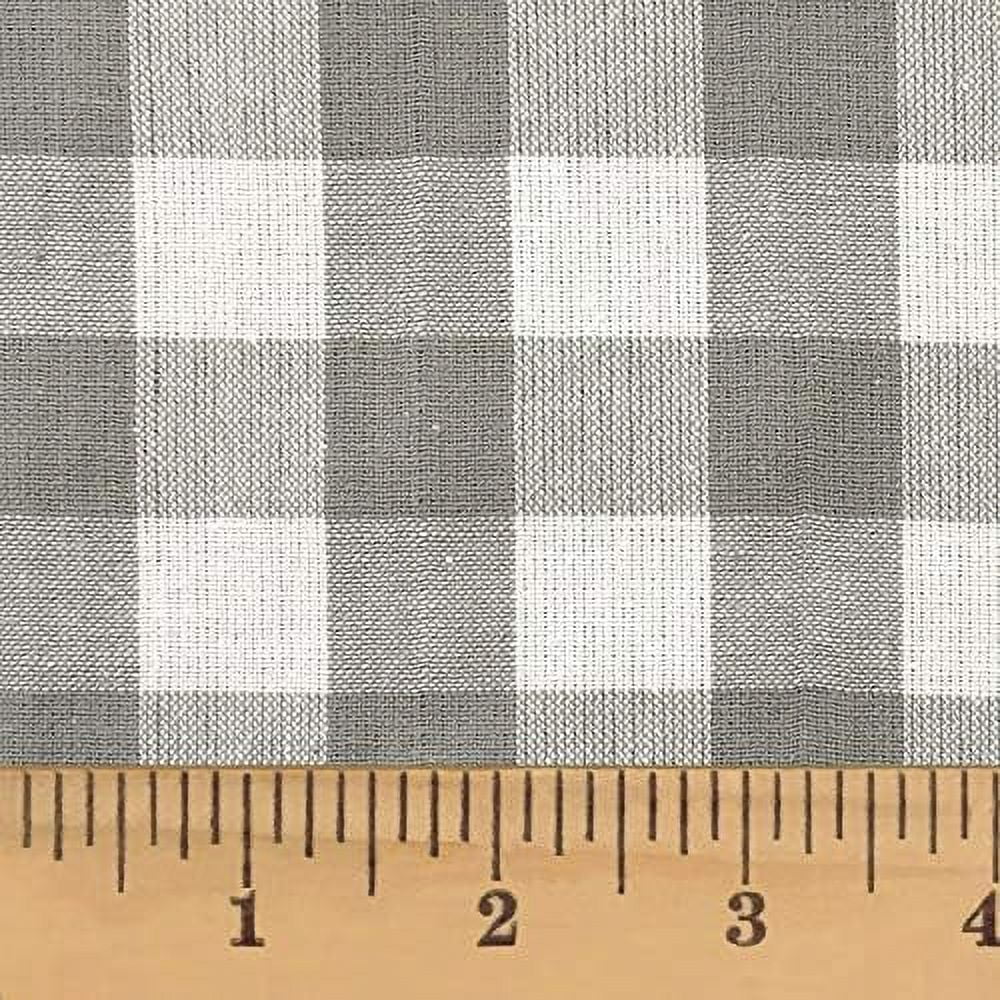 Magnolia Gray Buffalo Homespun Cotton Plaid Fabric By - Sold By The ...