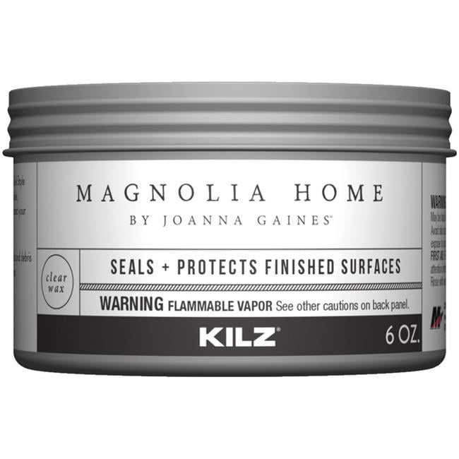 Magnolia Home 1805860 6 oz KILZ Transparent Flat Clear Finishing Wax