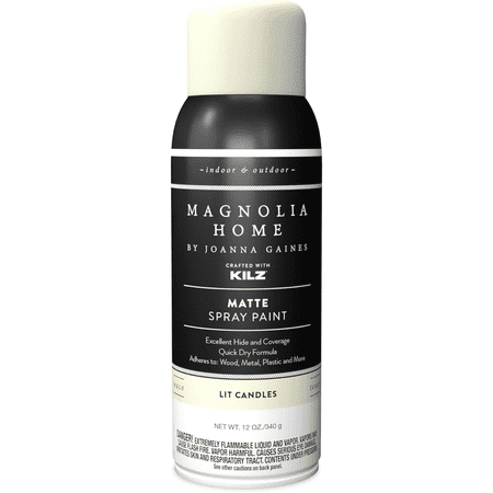 Magnolia Home Lit Candles Matte Enamel Spray Paint 12 oz