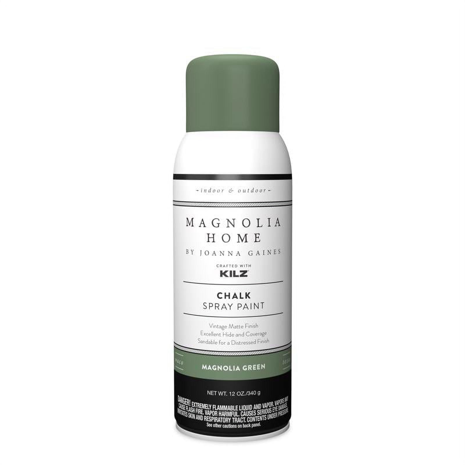 Magnolia Home by Joanna Gaines Kilz Matte Magnolia Green Sprayable Chalk Paint 12 oz