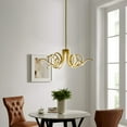 thumbnail image 1 of Magnolia LED Adjustable Chandelier // Sandy Gold, 1 of 4