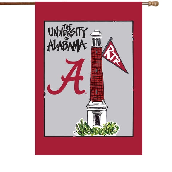 Alabama Crimson Tide 28" x 40" Double-Sided House Flag