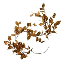 Magnolia Leaf Flower Wreath for Autumn Decoration for Fireplaces Tables Indoor and Outdoor Seasonal Home Décor