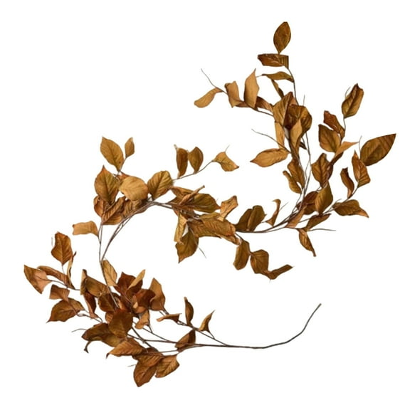 Magnolia Leaf Flower Wreath for Autumn Decoration for Fireplaces Tables Indoor and Outdoor Seasonal Home Décor
