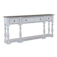 thumbnail image 1 of Magnolia Manor 72 Inch Hall Console Table in White, 1 of 11