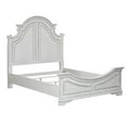 thumbnail image 1 of Magnolia Manor White King Panel Bed, 1 of 9