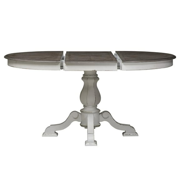 Magnolia Manor White Pedestal Table