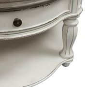 Magnolia Manor White Round Cocktail Table