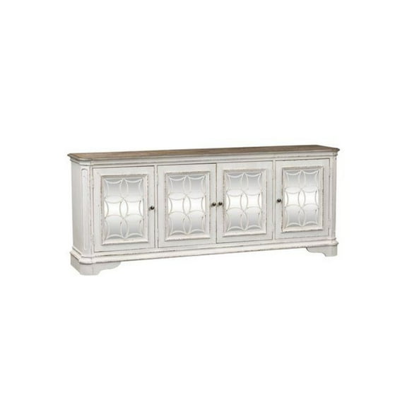 Liberty Furniture Industies, INC Magnolia Manor TV Console in Antique White