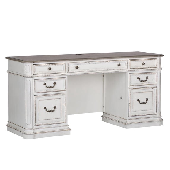 Magnolia Manor Wooden Credenza in White