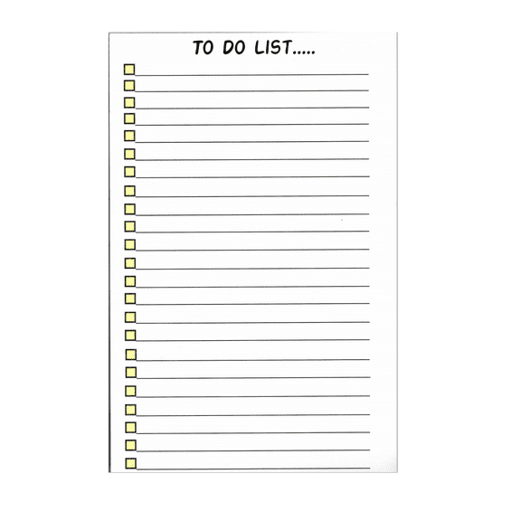 Magnolia Registers To Do List Notepad - 50 Sheets (5.5" x 8.5") to-Do's Tear Off Notepad, Planning Memo Pad, Planner Checklist Organizer - Made in the USA