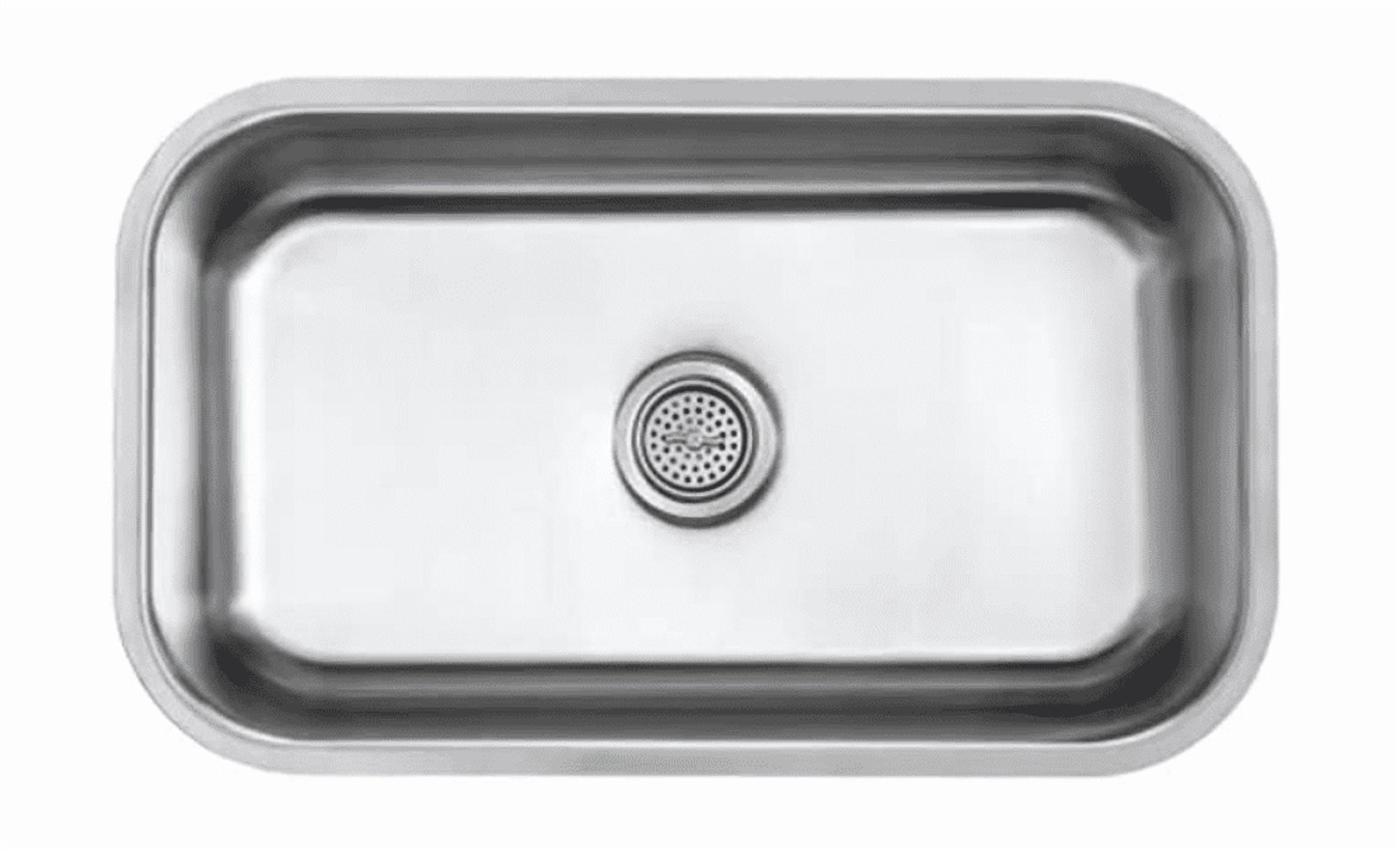 Magnolia Sinks Kitchen Sink Stainless Steel Undermount 30"x18", 18 gauge (30 inch Under-mount Single Bowl) No Rimming
