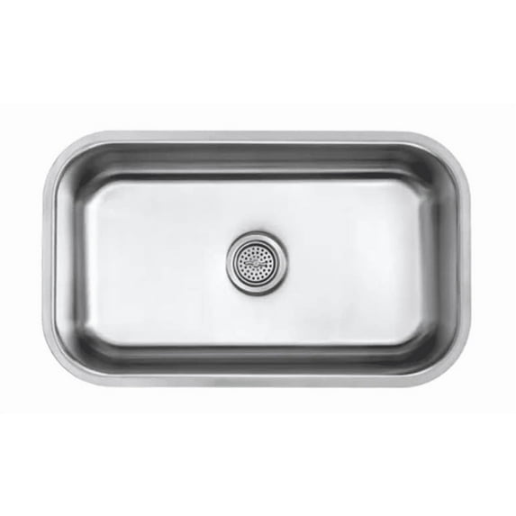 Magnolia Sinks Kitchen Sink Stainless Steel Undermount 30"x18", 18 gauge (30 inch Under-mount Single Bowl) No Rimming