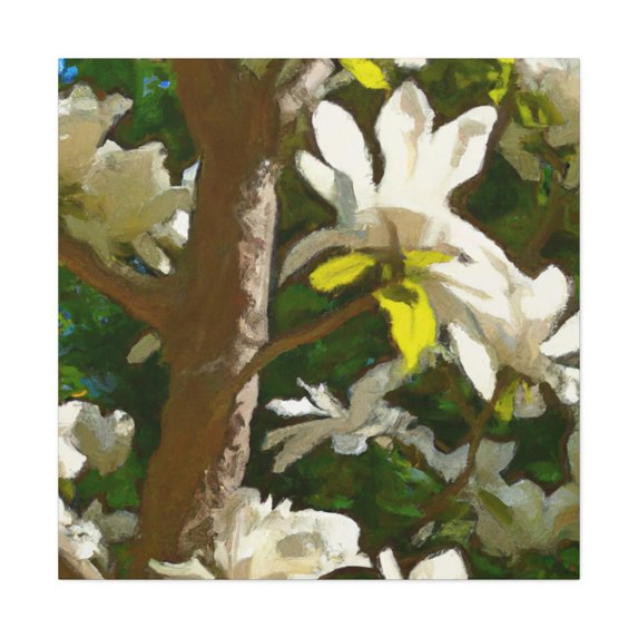 Magnolia Tree Splendor - Canvas