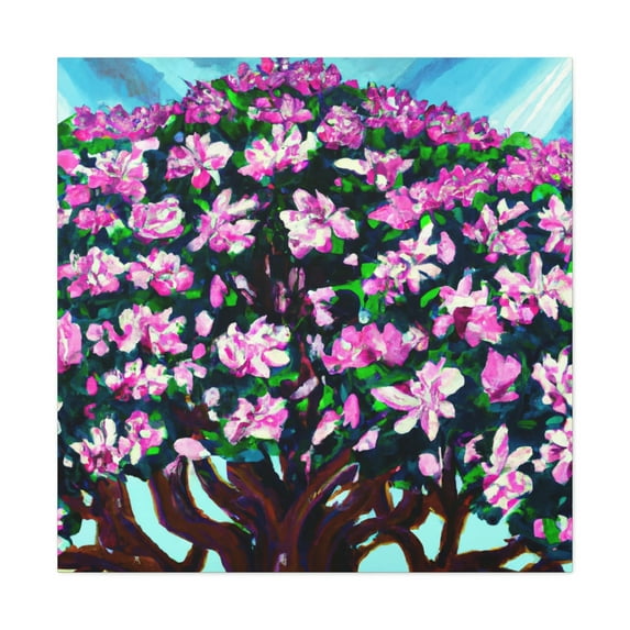 Magnolia Tree in Bloom - Canvas