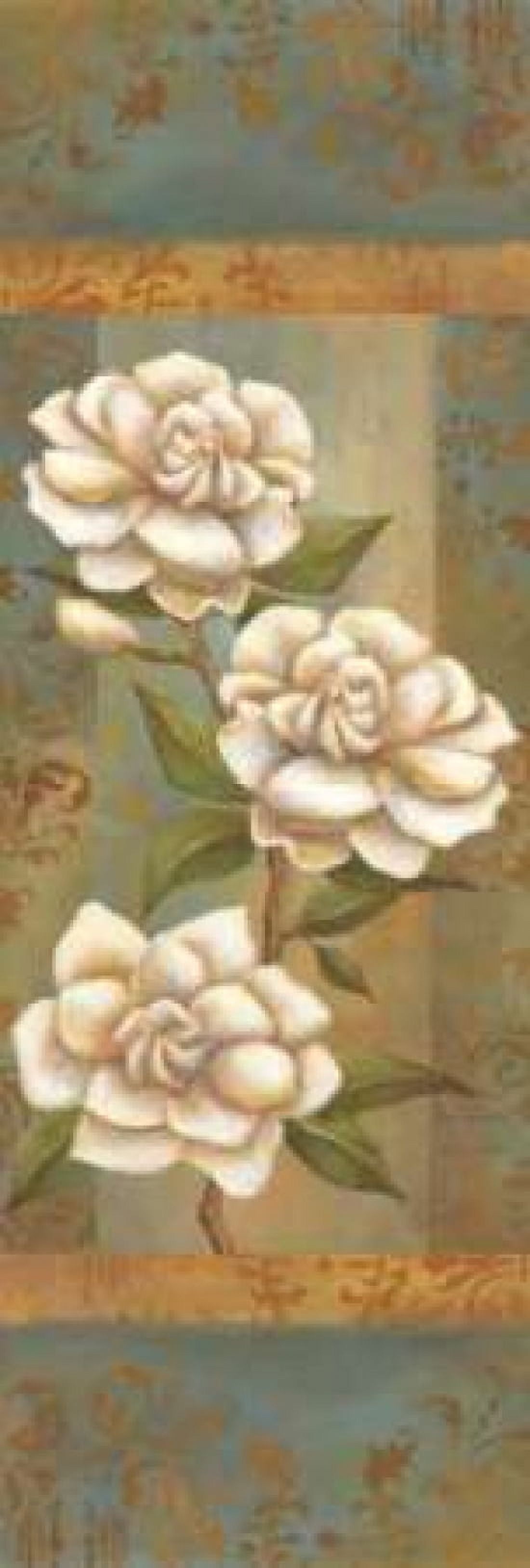 Magnolia Trio II Canvas Art - Ella Belamar (24 x 48)
