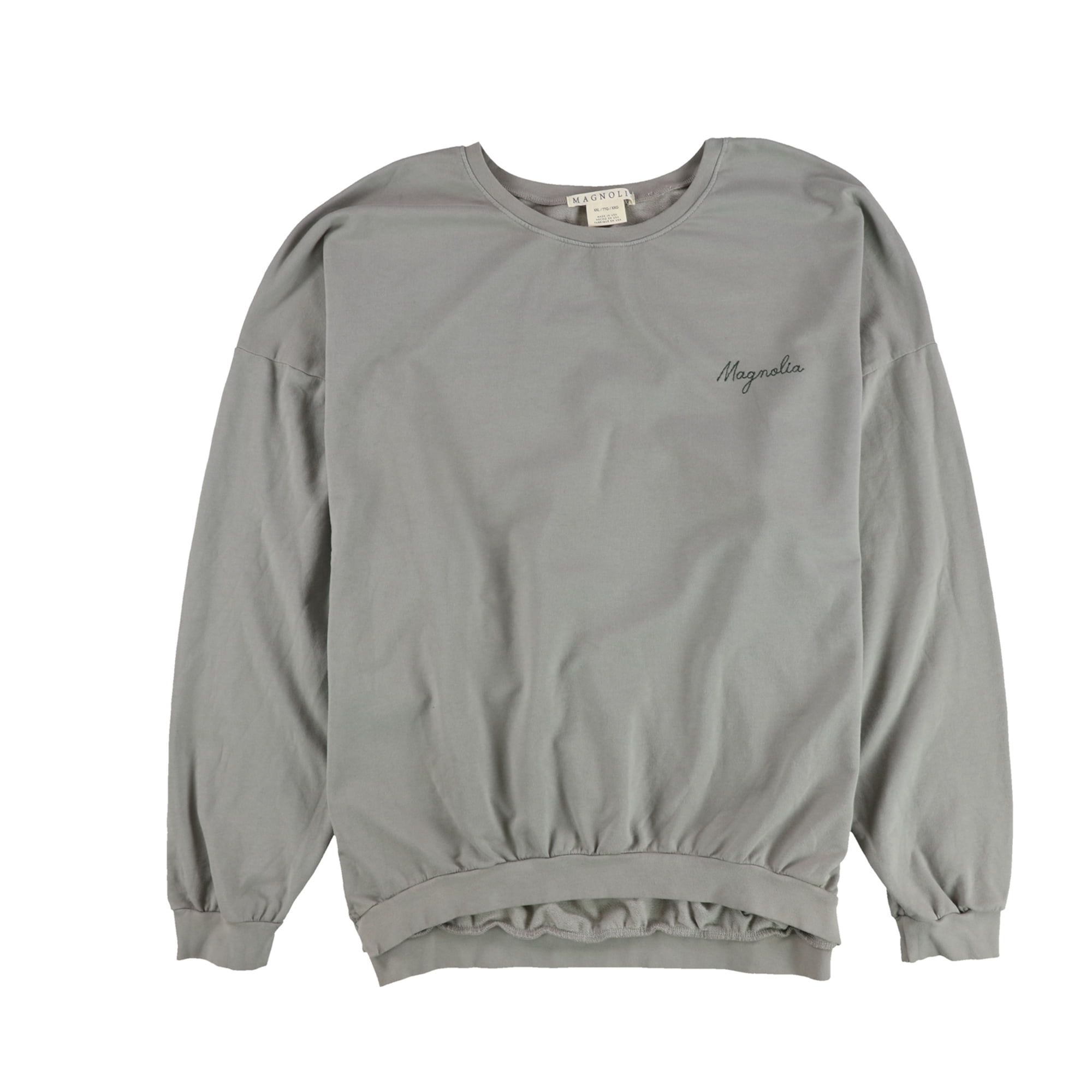 Magnolia Womens Embroidered Logo Sweatshirt Green Small