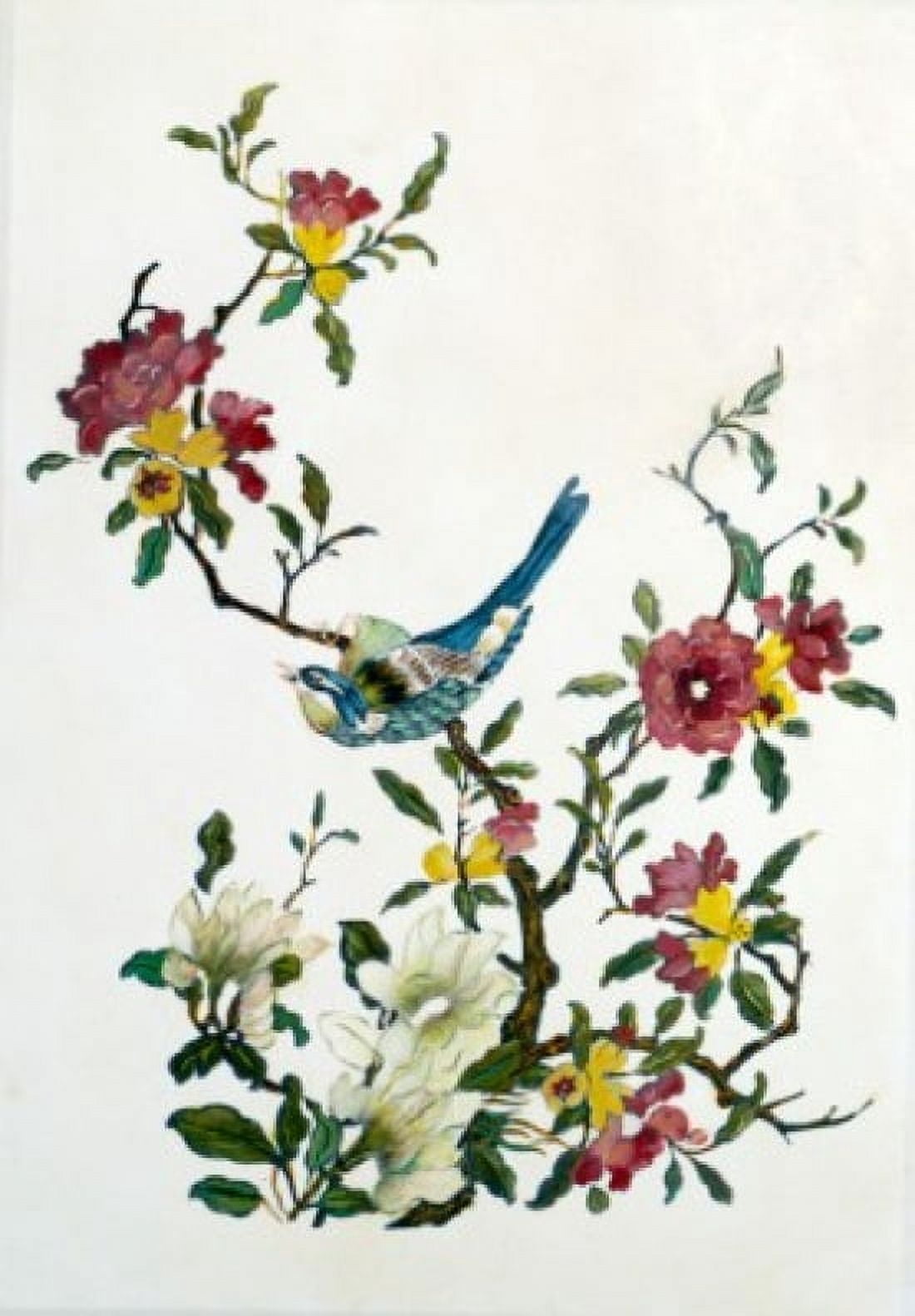 Magnolias And Pomegranate Chinese Art Canvas Art - (18 x 24)