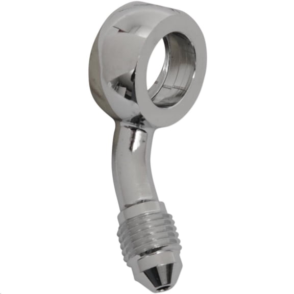 Magnum Shielding 1703-54 12mm Banjo x AN-3 Brake Line Fitting - 35deg. - Chrome