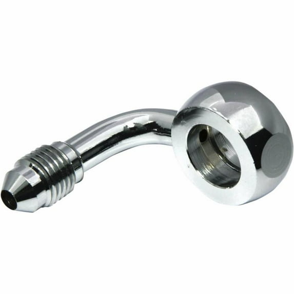 Magnum Shielding 1703-58 10mm Banjo X AN-3 Brake Line Fitting - 180 Deg. - Chrome
