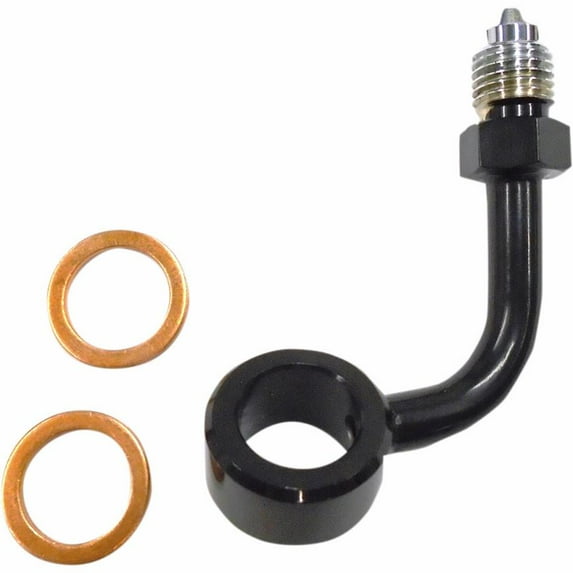 Magnum Shielding 47019 Trike Upper Brake Line Adapter - Black