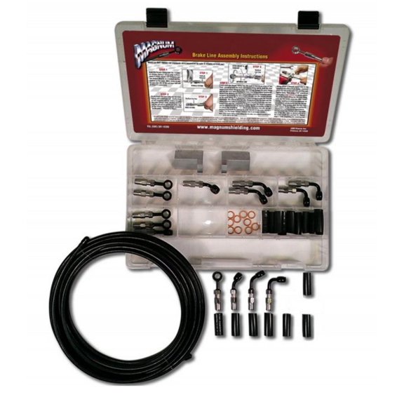 Magnum 499005 Build Your Own Brake Line Basic Builder Kit - Black
