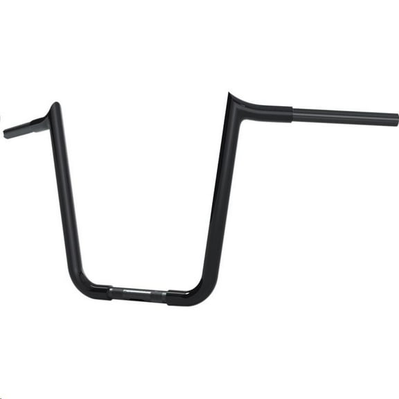 Magnum Shielding 4HB-0314 1-1/4in. Viking Ape Hanger Handlebar - 14in. - Gloss Black