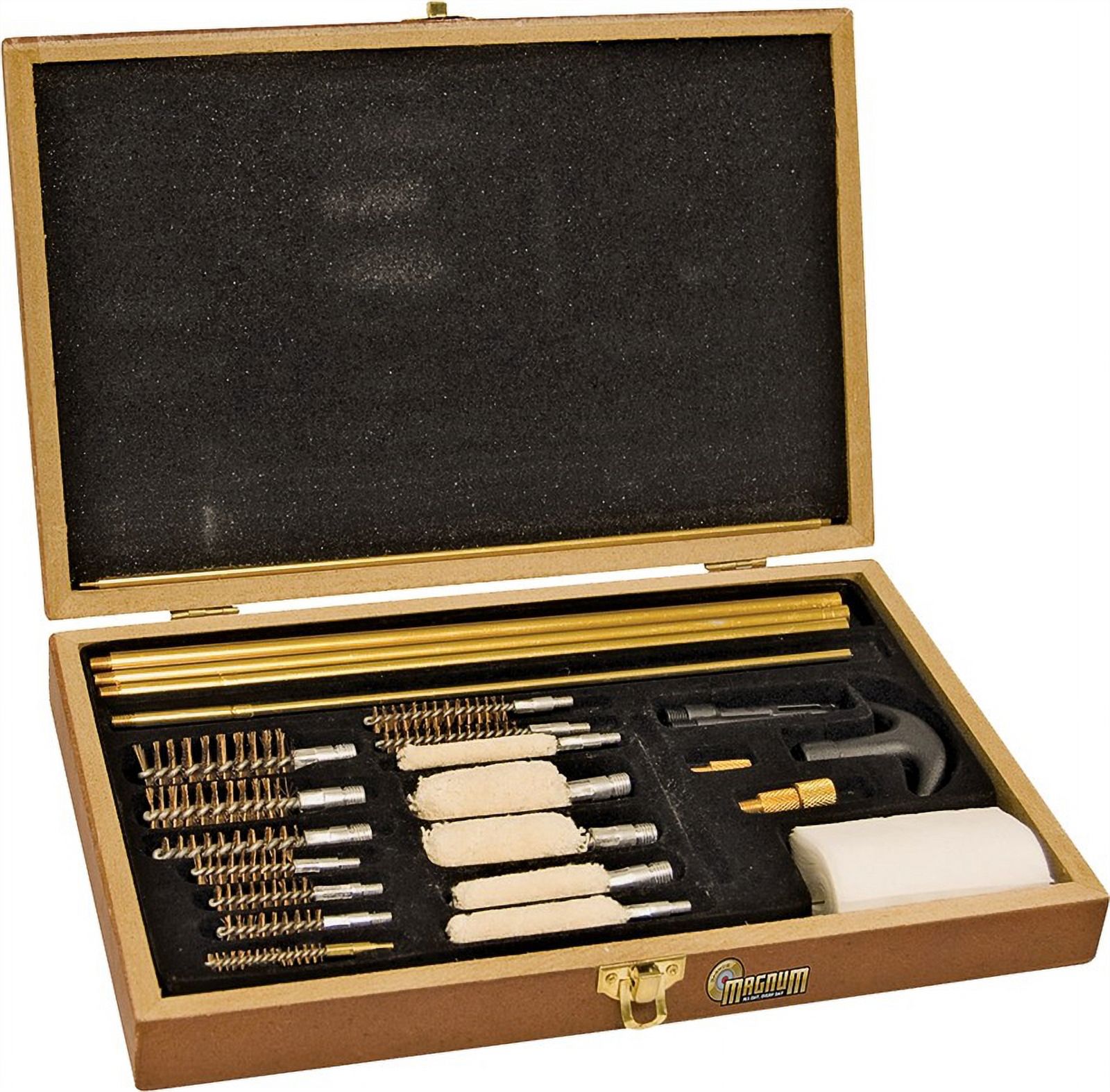 Magnum 51218 3in1 Gun Cleaning Kit Wood Brown