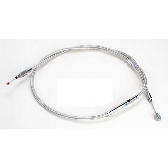 Magnum 522316HE Polished Stainless Steel High Efficiency Braided Clutch Cable - 78 11/16